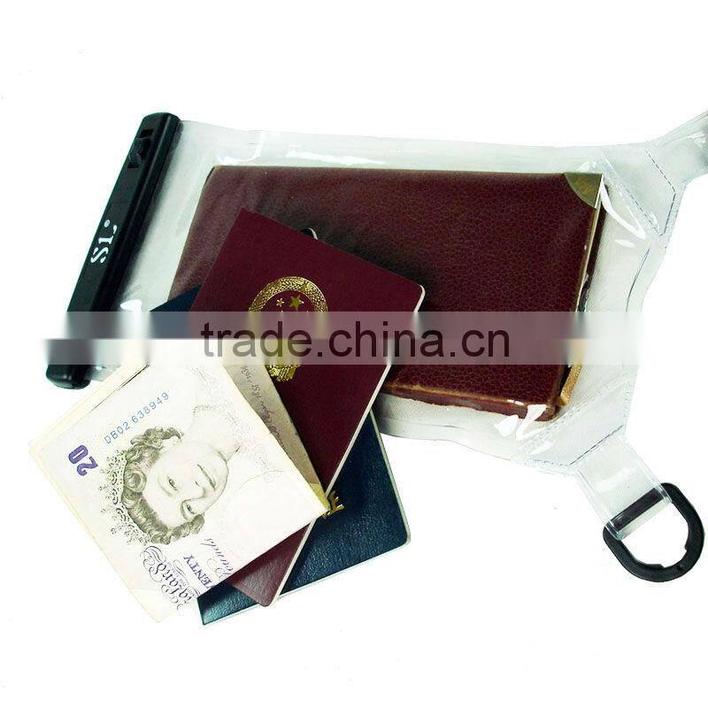 fashion waterproof beach bag for passport/wallet