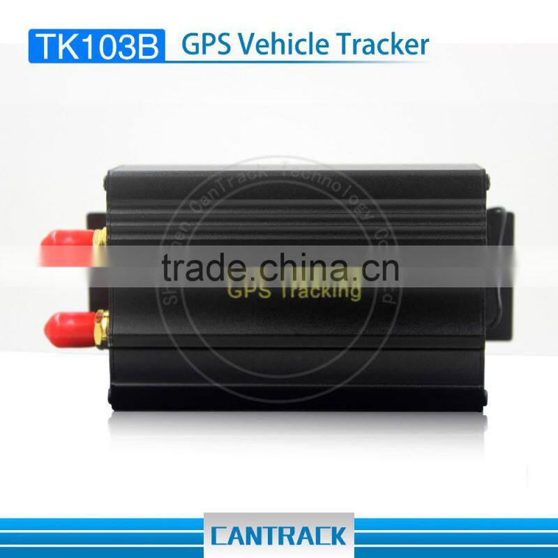 2016 best selling GPS Tracker for Car/Vehicle with door detection and SMS/Calling Alarm TK103B