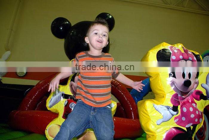 Mickey mouse inflatable amusement park inflatable playground on sale