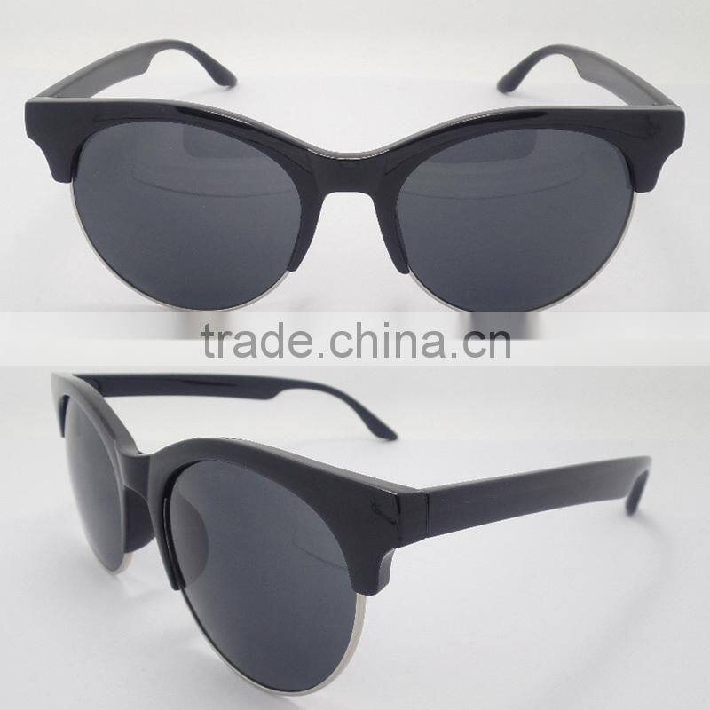2015 fashion round sunglasses wholesale custom logo sunglasses eyewear