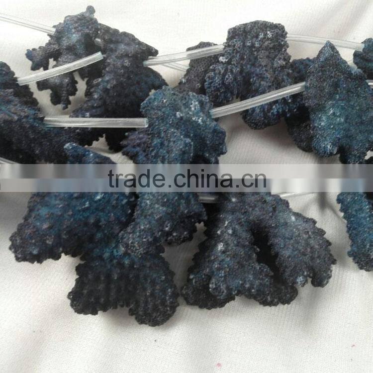 dyed color christmas gift necklace coral