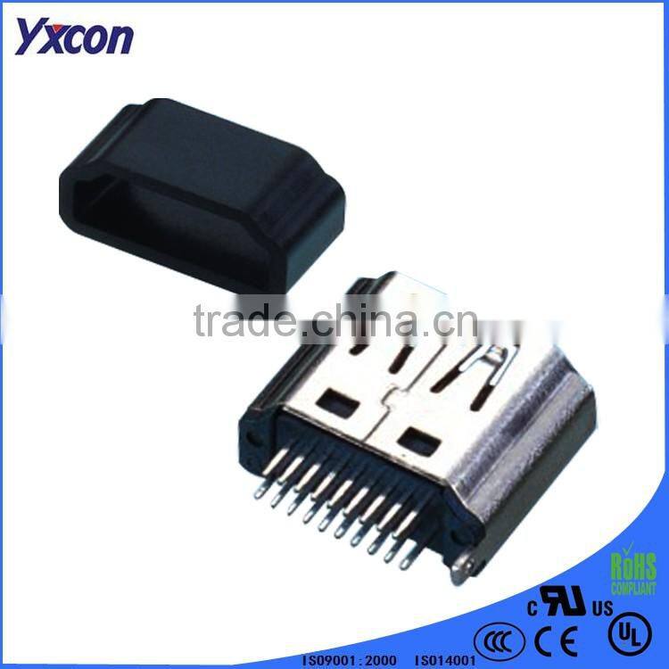 Made in china 10pin with protective jacket HDMI connector
