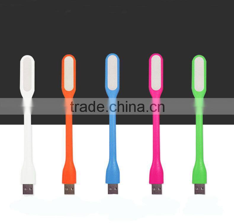 Portable USB LED Light Bendable Mini Lamp USB Port PC Power Bank Partner Computer Tablet PC