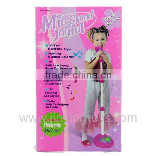 2014 latest toy microphone with stand for child
