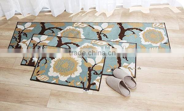modern luxury pattern custom anti-slip bathroom cow mat