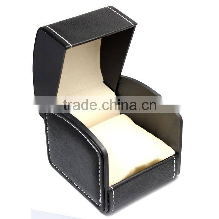PU Leather Covering Plastic Gift Box for Watch