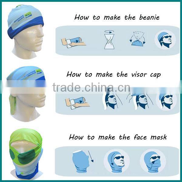 8 in 1 headwear multifunctional microfiber scarf