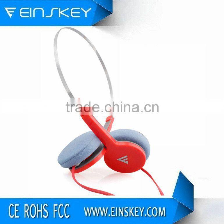 2014 Unique design stylish pilot headphones with clear sound E-H030