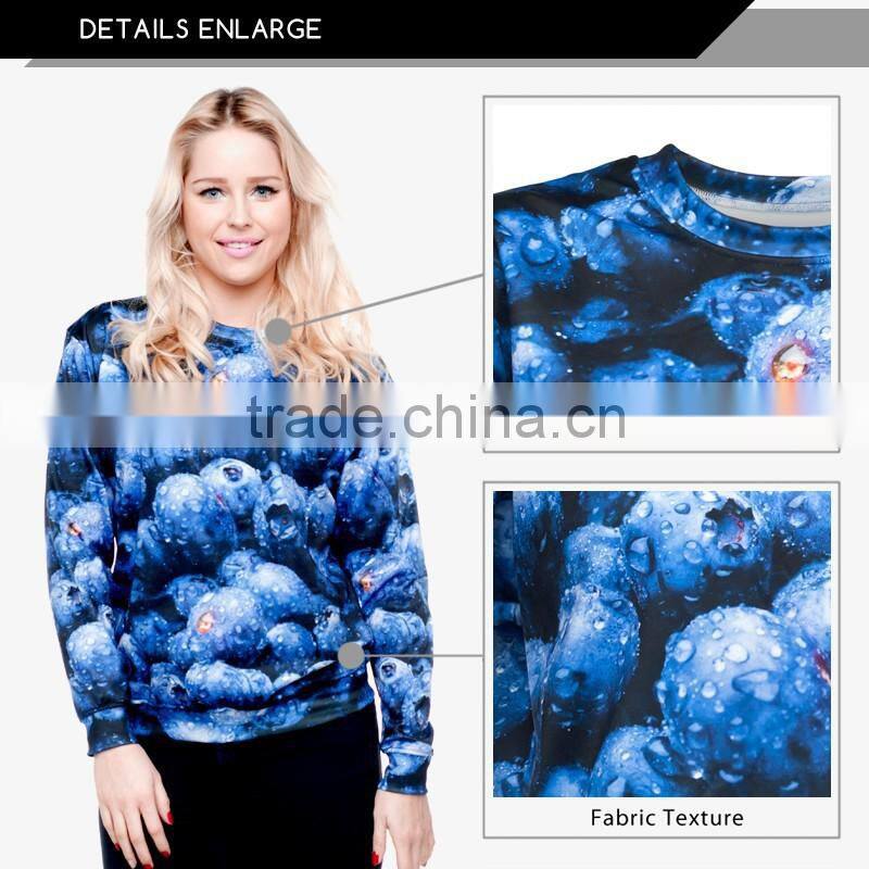 galaxy hot blueberry high quality 3d digital print fullprint crewneck sweatshirt spring autumn unisex custom oversized pullover