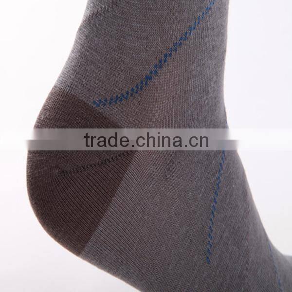 Wholesale Breathable Stripe Men Casual socks Bamboo Fiber tube bamboo charcoal socks