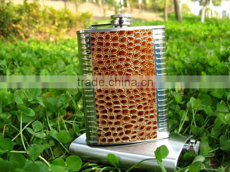 outdoor camping stainless steel hip flask