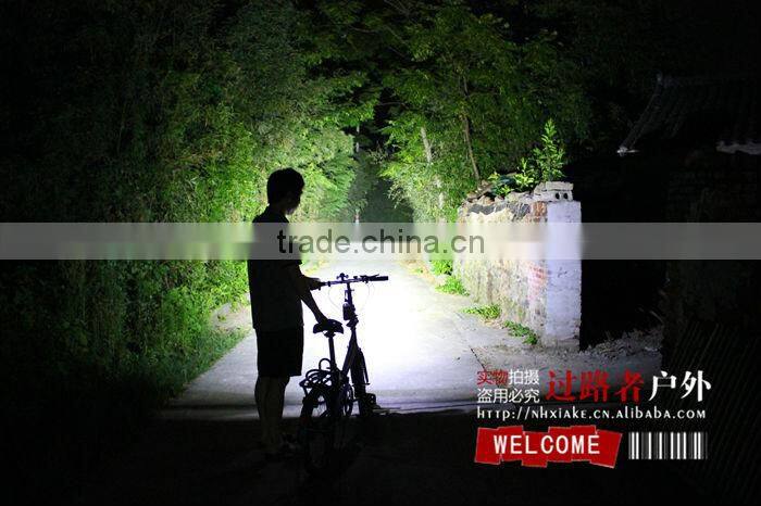 Goread 3 head 3*T6 high bright aluminum 30W 3600lum head light bike light