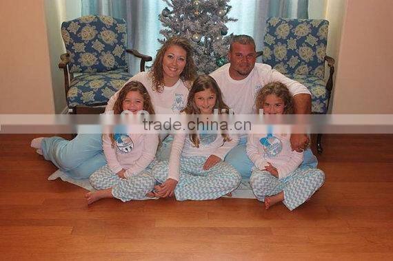 100 % Organic cotton kids striped Pajamas kids christmas pajamas wholesale