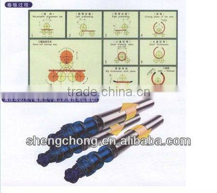 Automatic machine 2014 new W11S mobile roller levels on three-roll bending machine rolling forming machine W11S 120*3000