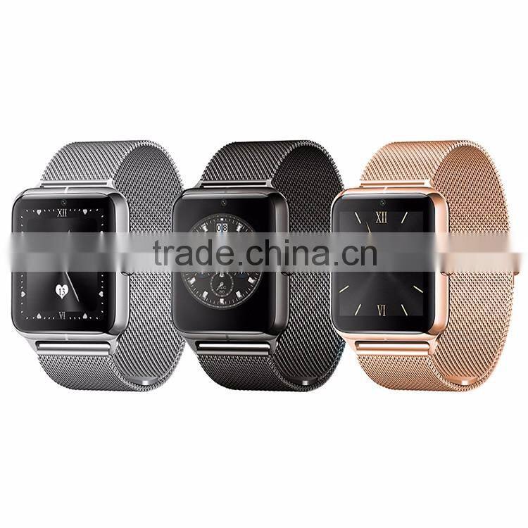 Wholesale Stainless Steel buckle smart watch heart rate monitor