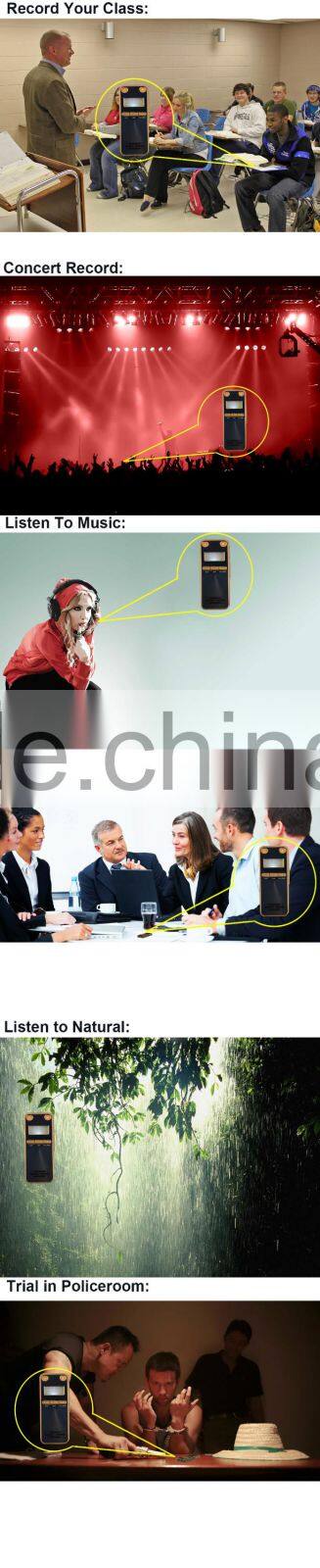 China Water Proof LCD Screen 31 Grades Voice Volumn Digital Voice Recorder Pen with Micro USB Model K8