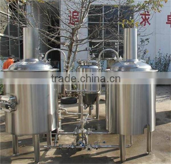 Shandong RJ 100 liters small home beer brewing device,micro alcohol brewery equipment