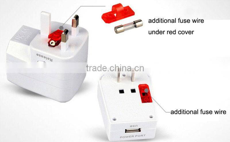 36184# Universal Travel AC Power Adapter USB Charger