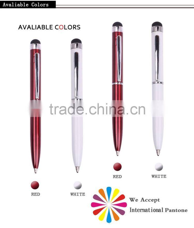Customize twist mini metal stylus touch pen touch screen pen in high quality