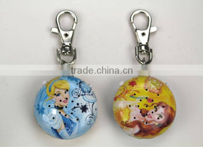 ABS plastic pre-record talking button Keychain For promotion gift