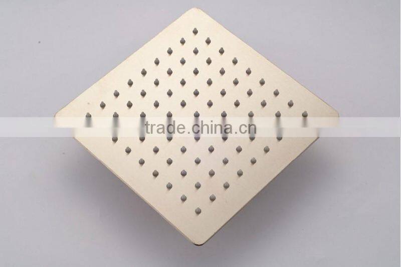 8inch Ultra Thin Brushed Nickel Ceiling Mounted Rain Shower Head Stainless Steel