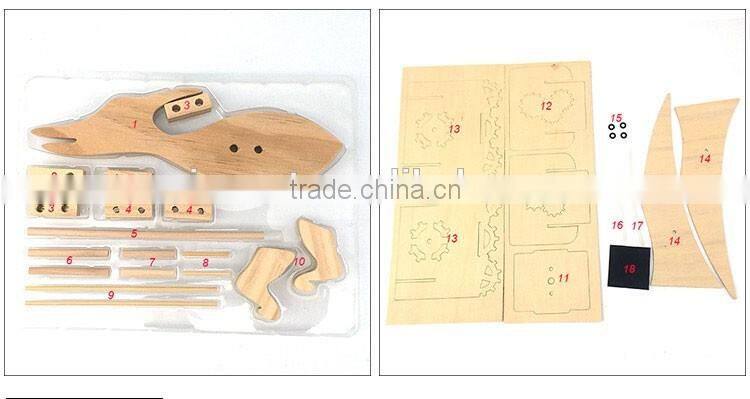 DIY draw your own Pterosaur wooden toy for educational