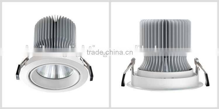 Project high power aluminium dimmable 30w 35w downlight for hotel