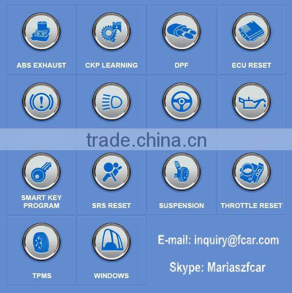 FCAR F5-G Vehicle Diagnostic Tool, 12v passenger and light commercial car, 24v heavy duty truck, diesel engine, abs