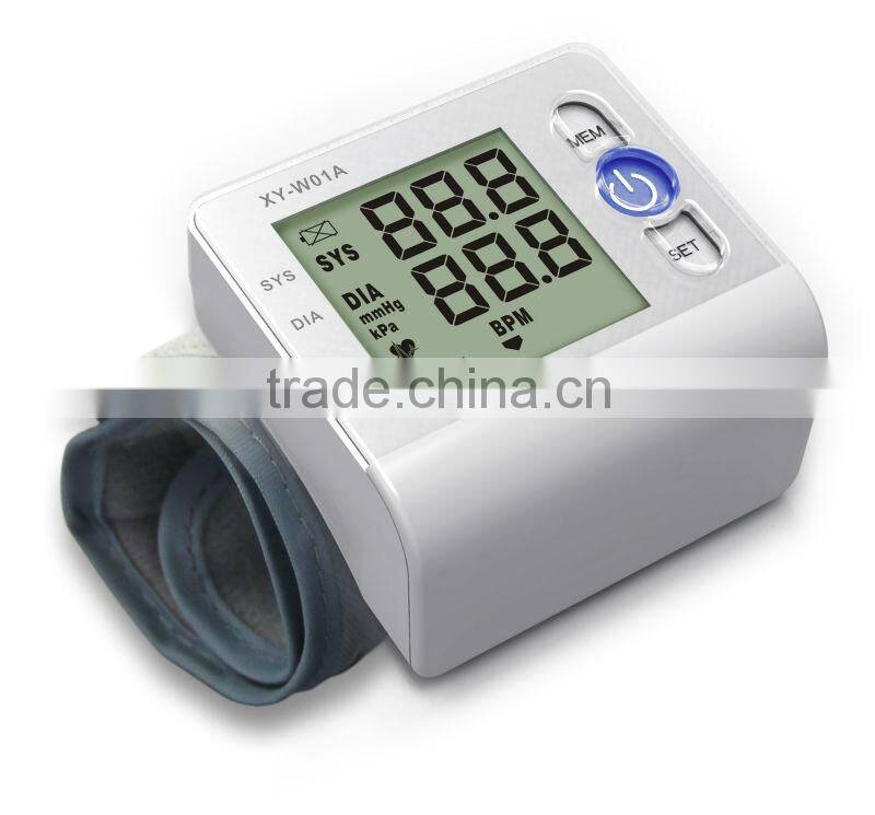 Intelligent Digital Electronic Wrist Blood Pressure Monitor for Healthcare