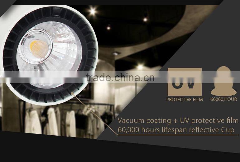 High lumen efficiency indoor lighting led cob track light