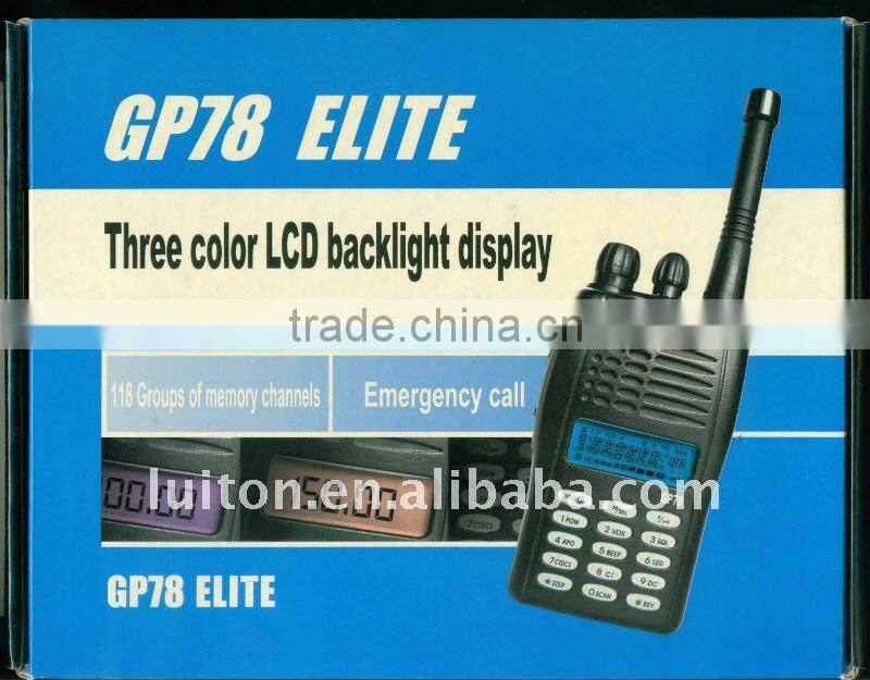 Two Way Radio supplier, GP-78 Elite motorcycle helmet walkie talkie