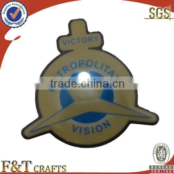 offset printing metal cheap lapel pin with custom logo