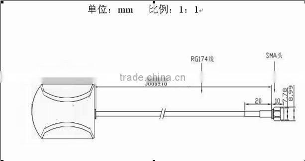 Wholesale high quality mouse GPS Antenna with mmcx connector external 1575 GPS antenna