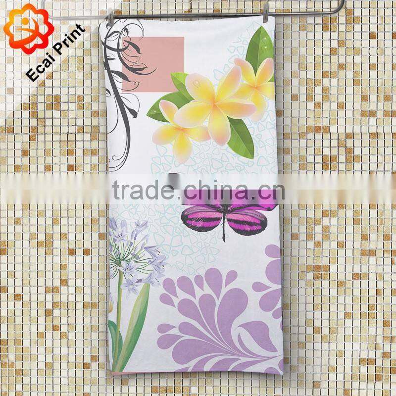 microfibre dye printed creative good color fastness face towel