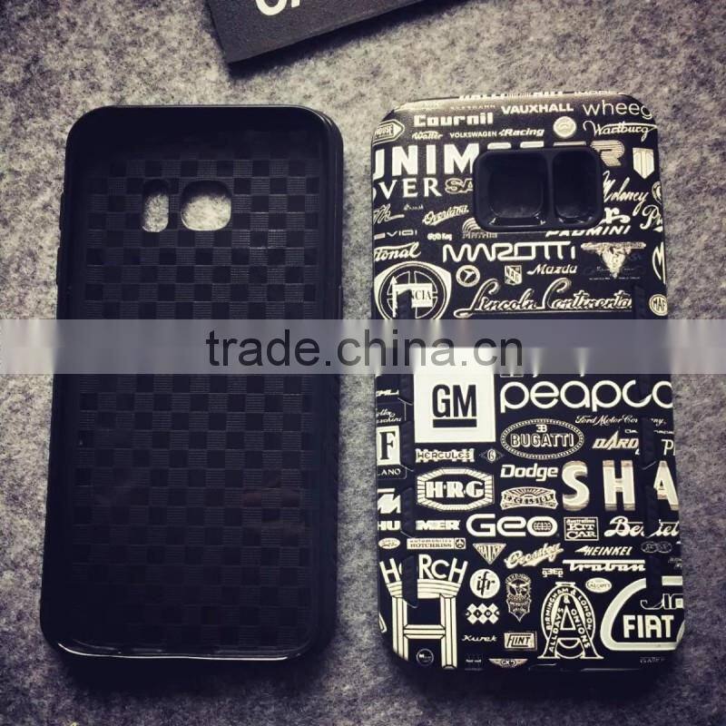 New products PU+TPU Unique style Embossed Fashion mobile phones accessories for samsung galaxy s7,for samsung galaxy s7 case