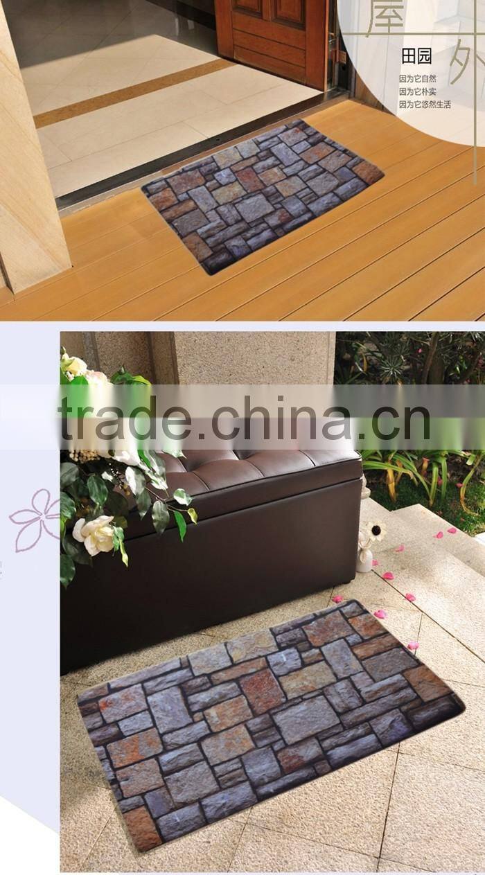 non-woven printing rubber mat print door mat rubber backing rubber floor mat