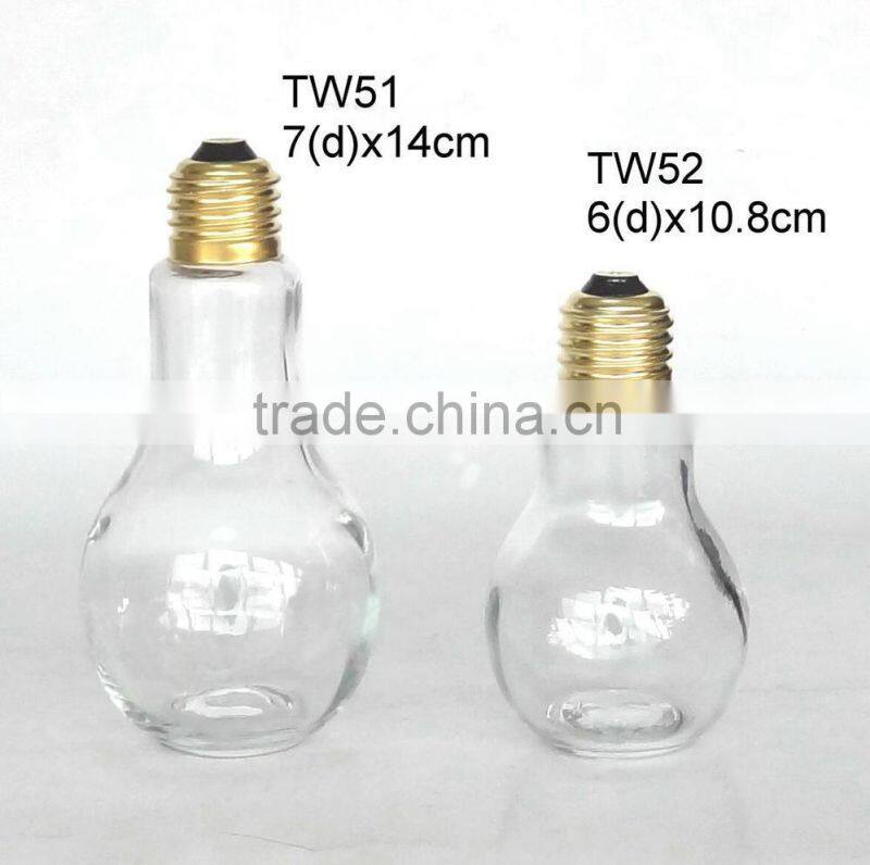 TW52PT glass salt and pepper shaker sprayed with color