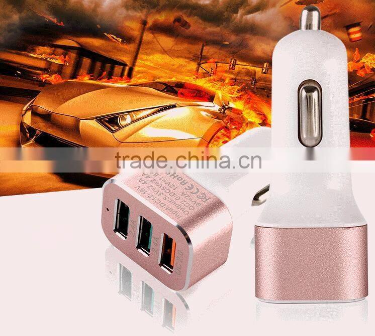 Quick chage 3.0 usb multi charger car charger usb 42W fast charging speed