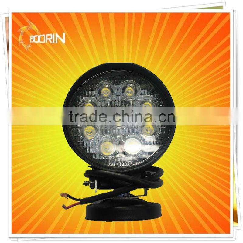 DC 12 volt waterproof 27w led work light