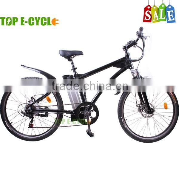 Aluminium Alloy Unique Design 7-Speed Gear CE Certificate 36V 250w 26 Inch Battery Bike