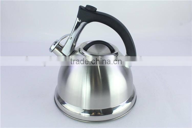 Easy to clean non electric induction whistling kettle stainless steel tea water kettle