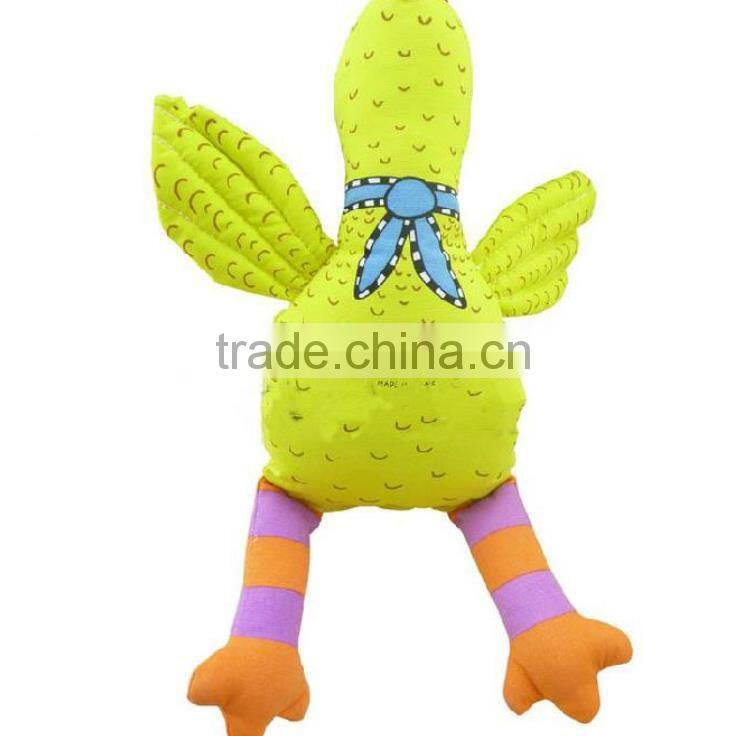 Cotton rope toy ,CC193 7 inch yellow plush toy for sale