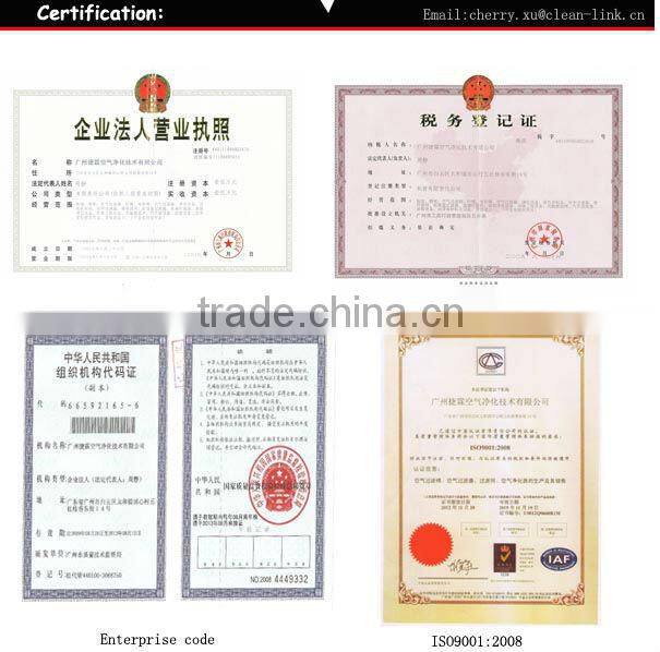 Clean-Link activated carbon bag filter