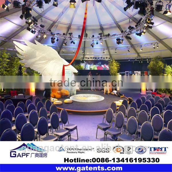 White Roof Lining Decorated Luxury Wedding Marquee Party Tent
