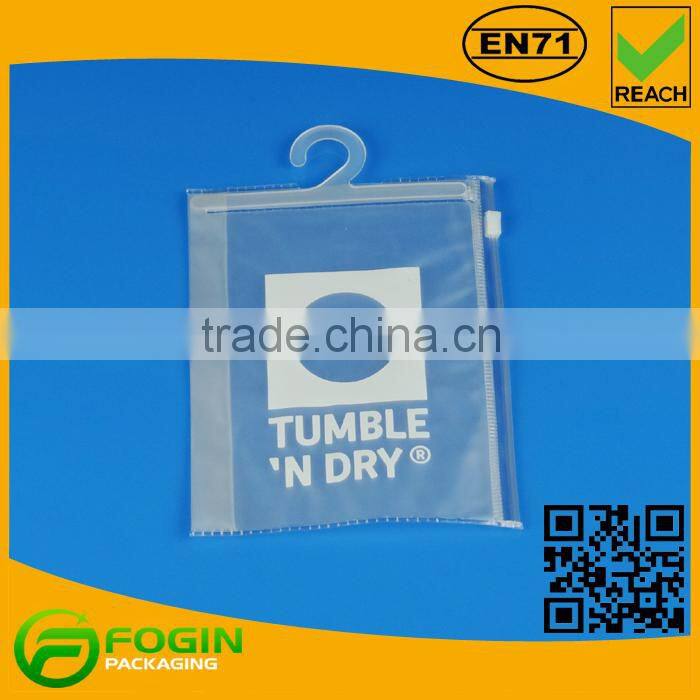 wholesale pvc clear garment bag for T-shirt