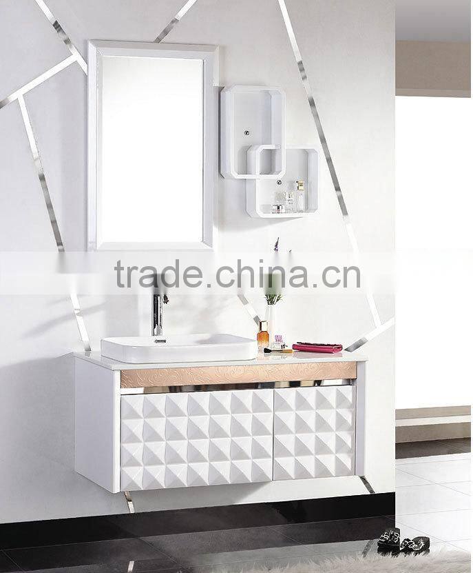 ROCH 8002 New Products European Luxury Wooden Bathroom Furniture