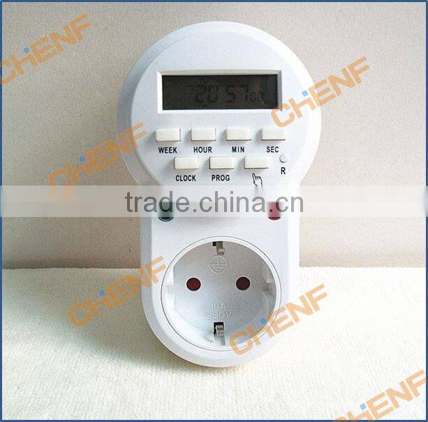Newest 16A/230V 24 Hours Programmable Timer Socket