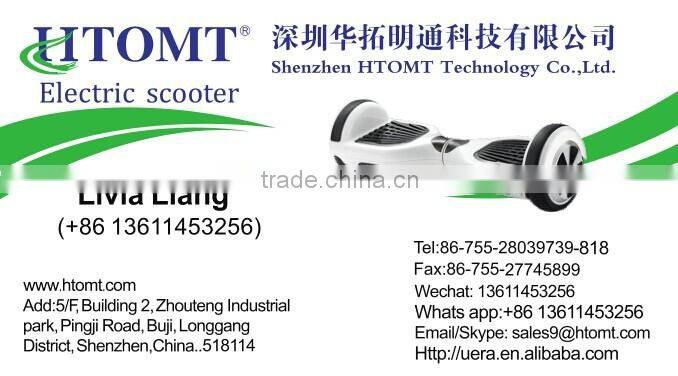 2016 Wholesale Hover board One Wheel Hoverboard Electric Skateboard Smart Balance Scooter with Led Lights