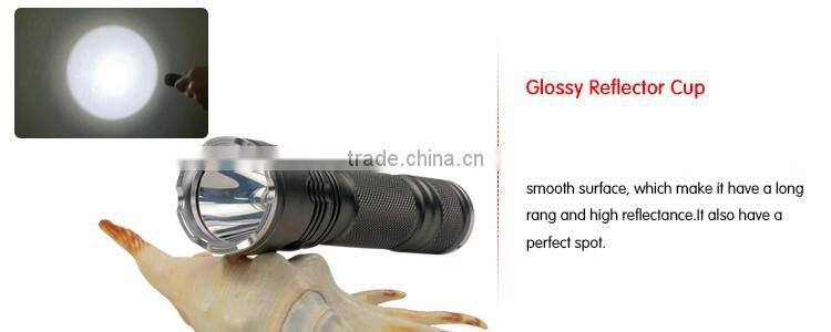 Nico Nature Aluminum Alloy tactical flashlight military torch light for camping
