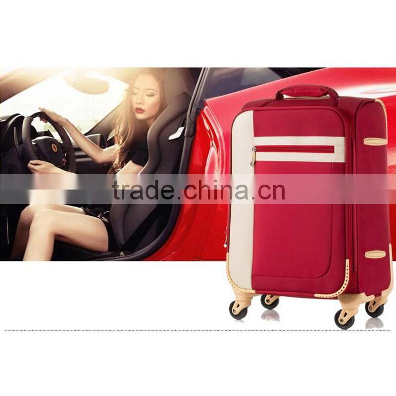 Durable Nylon Fabric Cheap Expandable Superlight Travel Luggage Trolley